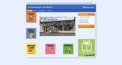 Desktop Screenshot of farbenhaus-am-markt.de