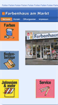 Mobile Screenshot of farbenhaus-am-markt.de